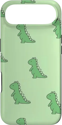Vista 27 de Lindo dinosaurio verde bebé Dino TRex en verde para mujeres y niñas caso para iPhone 17