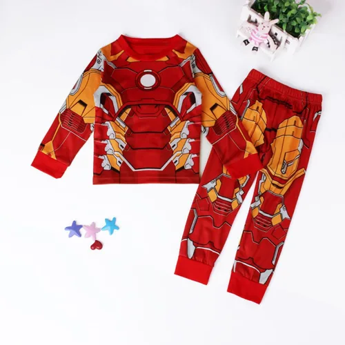 Vista 2 de Conjunto de pijama de algodón para niños y niñas