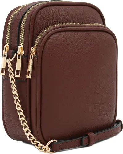 Vista 27 de Bolso cruzado ocasional de múltiples bolsillos Negro