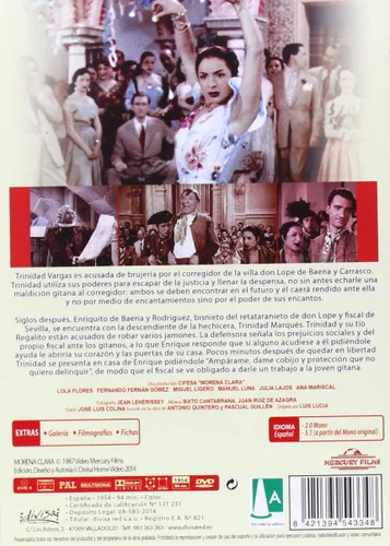 Vista 2 de Morena Clara 1954 Internacional Import Movie European Format - Zone 2 1954