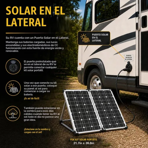 Vista 4 de Go Power! GP-PSK-80 kit solar portátil plegable de 80W con controlador solar de 10A