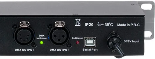 Vista 3 de ADJ Products, MYDMX RM, dispositivo de almacenamiento de espectáculos de luz DMX ahorra hasta 16 programas preestablecidos D367
