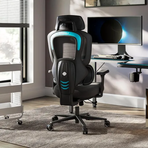 Vista 18 de EUREKA ERGONOMIC Typhon - Silla ergonómica de oficina, sillas de escritorio de oficina en casa, sillas de juegos para adultos, silla de oficina