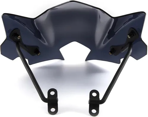 Vista 3 de Wind Deflector Front Flyscreen for FZ8 2010-2017 for FZ-8 for FZ 8 Motorcycle Touring Sports WindScreen Windshield Visor Deflector Windscreen(Black)