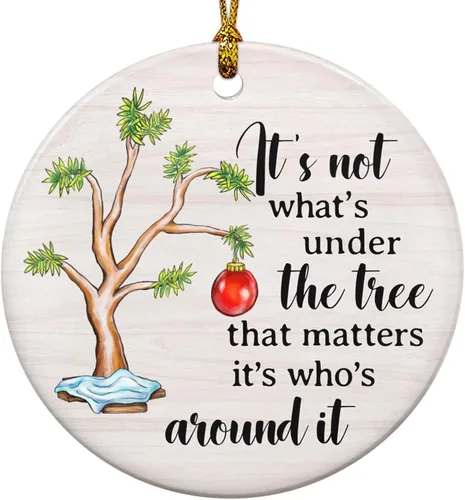 Vista 12 de Adornos de Navidad para gatos 2025, adorno divertido para árbol de Navidad, adornos únicos y lindos de madera para decoración - Regalos para amantes