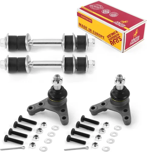 Vista 85 de Metrix Premium Chassis Parts - Juego de 4 piezas de articulación de rótula superior y barra estabilizadora delantera para Ford Ranger RWD 1998-2011