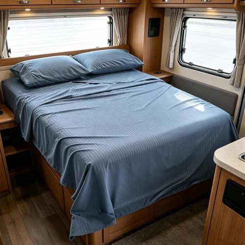 Vista 14 de Kingnex Sábanas a rayas para sofá cama de 36 x 72 pulgadas, tamaño individual para sofá cama, microfibra suave de doble cepillado 1800, 3 piezas