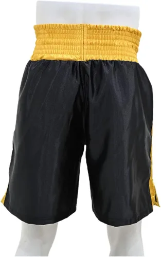 Vista 6 de Pantalones cortos de boxeo para hombre, para entrenamiento de boxeo, fitness, gimnasio, pelea, artes marciales, mauy, tailandés, kickboxing, ropa