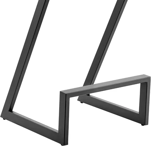 Vista 10 de Armen Living Atlantis Backless Faux Leather and Brushed Stainless Steel Bar Stool
