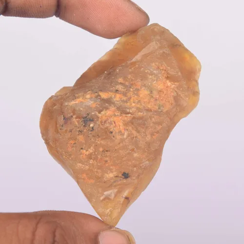 Vista 3 de gemhub Cristal curativo de ópalo amarillo de protección 136.50 Ct Ópalo crudo natural, gema de ópalo áspero sin cortar, Gema, Ópalo mejorado en tonos