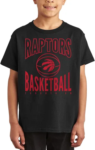 Vista 3 de Junk Food NBA Team Basketball - Camiseta de manga corta para niños y niñas con licencia