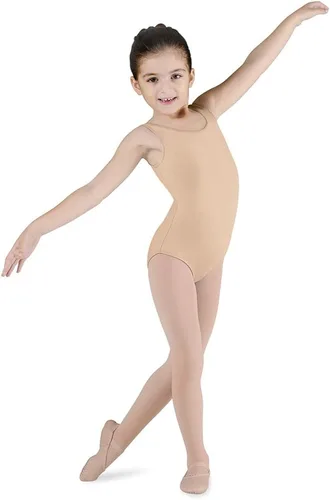 Vista 9 de Bloch - Maillot de tirantes dinámico Microlux para niñas, de baile Negro