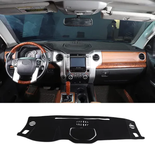 Vista 9 de CHEAYAR Cubierta protectora para tablero de salpicadero, cubierta solar compatible con Subaru BRZ 2013-2020, tapete interior para tablero