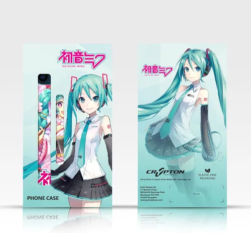 Vista 7 de Head Case Designs Licencia Oficial Hatsune Miku Gráficos Lindos Carcasa de Gel [Protección de Grado Militar] Compatible con Apple iPhone 7