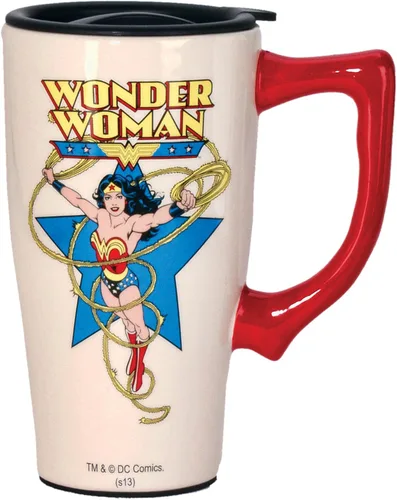 Vista 8 de Spoontiques - Tazas de viaje de cerámica - Taza Betty Boop - Para bebidas calientes o frías - Regalo para amantes del café