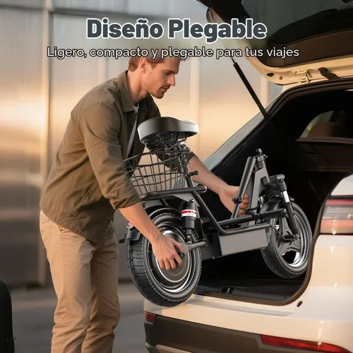 Vista 6 de Scooter eléctrico para adultos y adolescentes, pico de 1000 W