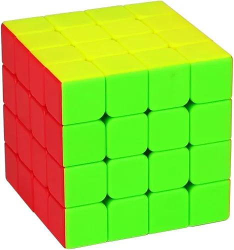 Vista 2 de BestCube Cubo 4x4 sin etiqueta 4x4x4 Speed Cube Puzzle Cube Regalos Juguetes