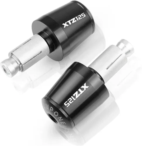 Vista 17 de Tapones de extremo para manillar de motocicleta XTZ125 XTZ 125 XTZ-125 2003-2016 2004 2005 2006 2007 2008 (color : juegos negros, tamaño: 1)