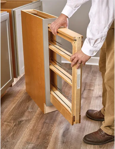 Vista 5 de Rev-A-Shelf Organizador de gabinete de cocina extraíble, apertura mínima