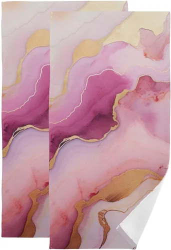 Vista 25 de Juego de 2 toallas de baño de color morado, remolques de mano de lobo, toallas de baño, toallas suaves y absorbentes para baño, cocina, gimnasio