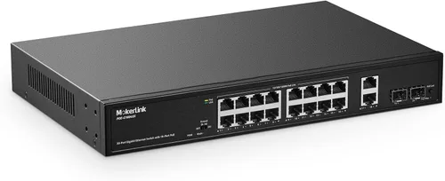 Vista 12 de MokerLink Interruptor PoE Web Gestionado de 8 Puertos 2.5 Gigabit con SFP de 10G, 8 Puertos PoE IEEE802.3af/at, 120W, Interruptor de Red Montable