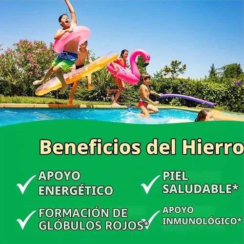 Vista 3 de VitaWorks Suplemento de hierro masticable para niños 10 mg de fumarato