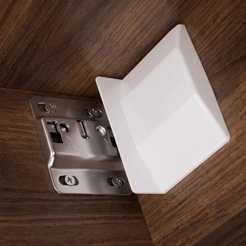 Vista 6 de Par de conectores colgantes de soporte de montaje de gabinete, soportes ajustables y resistentes para colgar gabinetes de cocina, accesorios