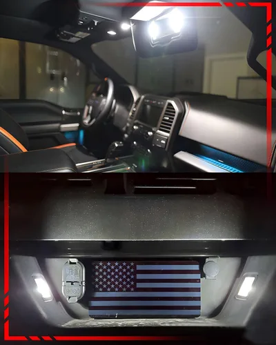 Vista 8 de Kit de luces LED para interiores de repuesto para Chevrolet Chevy Corvette C6 2005 2006 2007 2008 2009 2010 2011 2012 2013, bombillas blancas