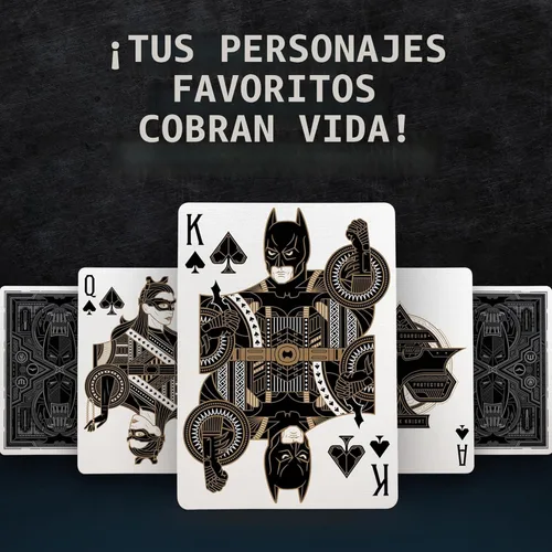 Vista 2 de theory11 Cartas de Juego Premium de la Trilogía de El Caballero Oscuro - Baraja de Tema de Batman con Licencia Oficial