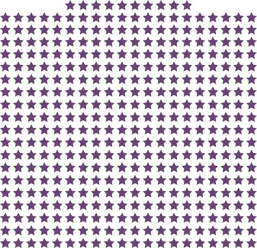 Vista 24 de LiteMark Calcomanías de vinilo mate extraíbles con diseño de estrella Blanco