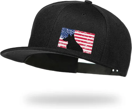 Vista 15 de Puerto Rico Hat Snapback Hats for Men Women, Puerto Rico Flag Design, Anjustable Trucker Cap Flat Brim