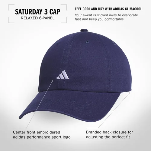 Vista 110 de adidas Gorra ajustable relajada Saturday para mujer