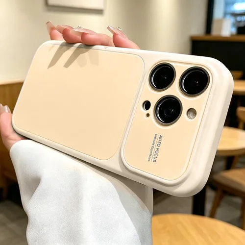 Vista 19 de Funda de silicona líquida para iPhone 17 Pro Max equipada con película protectora de lente, anticolisión suave al tacto y resistente a las manchas