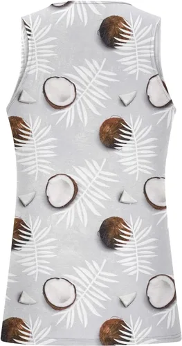 Vista 3 de Chalecos para hombre, otoño, verano, cuello barco, estampado floral, pista, gimnasio, playa, hawaiano, camisola sin mangas, tropical, chaleco