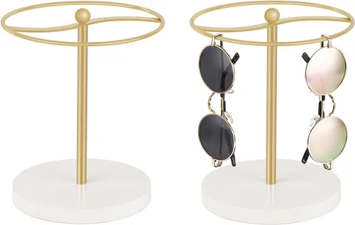 Vista 12 de Mkono Sunglasses Organizer Glasses Holder Stand Sunglass Storage Display Eyeglasses Rack for up to 12 Pairs of Eyewear Glasses for Table Dresser