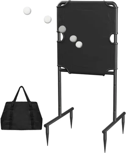 Vista 9 de Garbuildman Baseball Strike Zone Target para bolas de plástico, marco de metal portátil para lanzar y golpear herramienta de entrenamiento