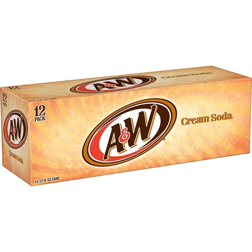 Vista 9 de A&W Cream Soda, latas de 12 fl oz, paquete de 12