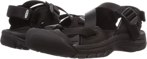 Vista 7 de KEEN Sandalias de moda Zerraport II para mujer, negro, plateado ((Silver BirchBlack)