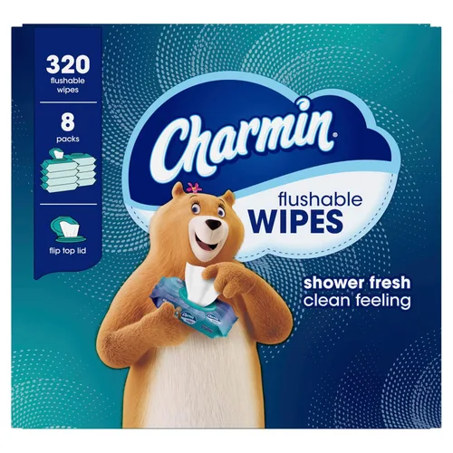 Vista 9 de Charmin Toallitas desechables, 160 toallitas en total (4 paquetes de 40)