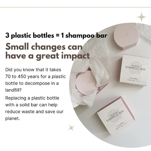 Vista 5 de rE: REKURATOR Barra de champú desintoxicante, champú sólido ecológico para el cuidado del cabello para cabello brillante y limpio, pH equilibrado