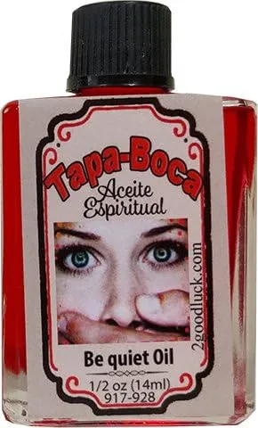 Vista 2 de Be Quiet, Aceite Espiritual con 1 Perfume Dram Set para Magia y Rituales. Aceite Espiritual Tapa Boca para Rituales Y Magia.