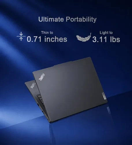Vista 3 de Laptop Lenovo ThinkPad E14, Intel Core i5-1335U, 16 GB de RAM, SSD de 512 GB 14" FHD+ Touchscreen, > i7-1255U, Fingerprint Reader, 1080p Webcam