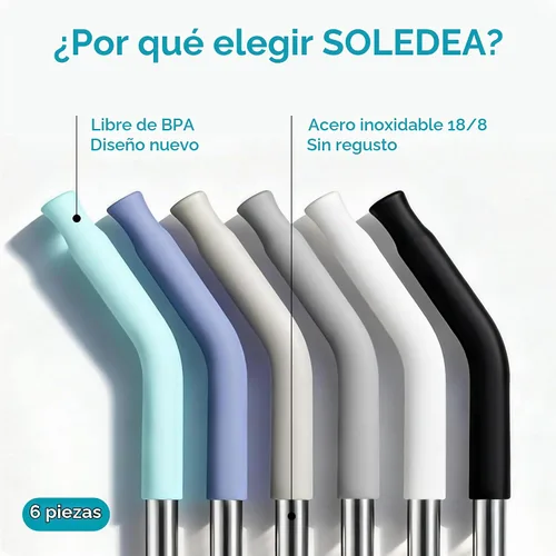 Vista 7 de Pajitas de metal rectas de 20 onzas con punta de silicona para vaso de 20 onzas, popote de metal reutilizable de acero inoxidable para YETI 1
