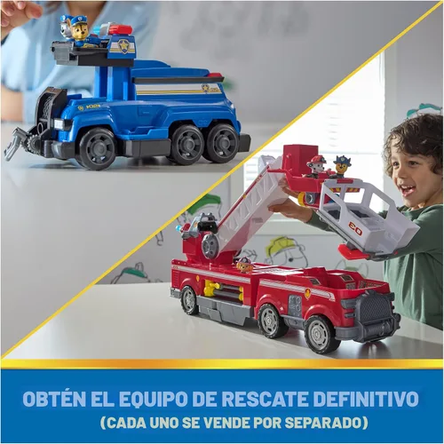 Vista 6 de PAW Patrol Vehículo Team Cruiser con 6 figuras coleccionables de cachorros