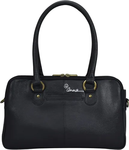 Vista 2 de Anna by Anuschka Women's Hand-Painted Genuine Leather Multi Compartment Satchel