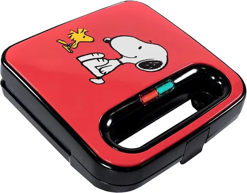 Vista 11 de Uncanny Brands Sandwichera Disney Mickey y Minnie Mouse - Pequeño aparato de cocina