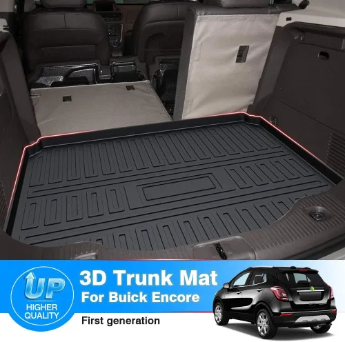 Vista 2 de Powerty - Alfombrilla de maletero para Buick Encore 2013-2022/Chevrolet Trax 2014-2023, accesorios, alfombrillas de carga TPO, forro de carga