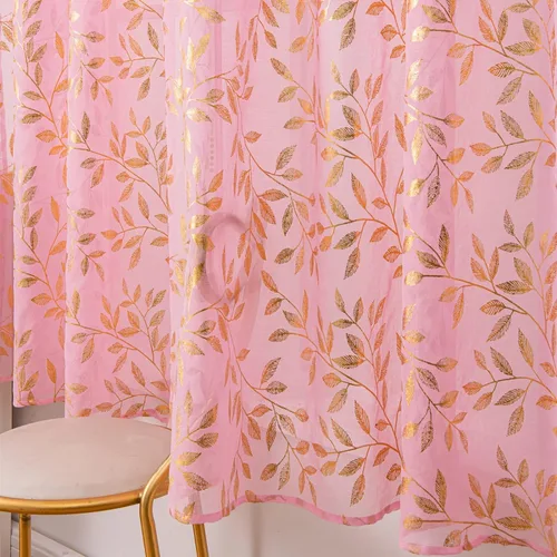 Vista 33 de Deeprove Cortinas traslúcidas color aguamarina y dorado de 63 pulgadas de largo, 2 paneles para decoración de dormitorio, cocina, decoración