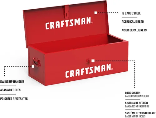 Vista 9 de Caja utilitaria Craftsman de 30" en rojo