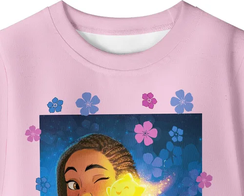 Vista 3 de QAQGood Magic Star Girls Princess Dress Costume Gown Movie Ruffles Sleeve Dress up Cartoon Shirt Causal Wear 3-10 Years